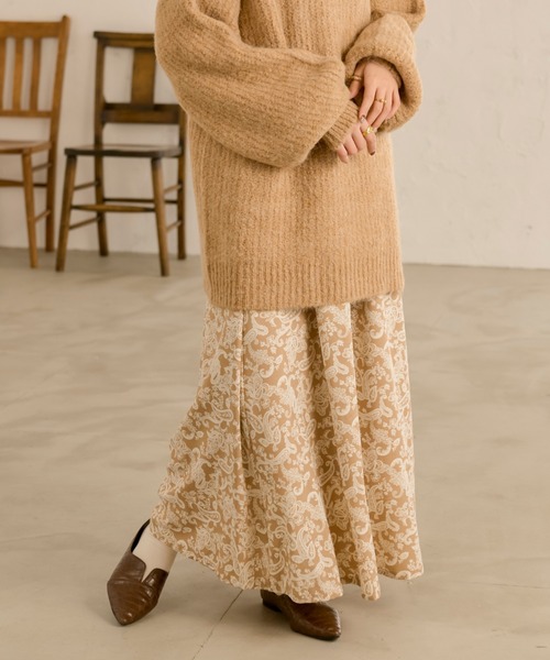 Ambre Neige（アンブルネージュ）の「アソートフレアスカート／【WEB/EC限定商品】（スカート・レディース・ブラック/グリーン/モカ・FREE）」の3枚目の写真