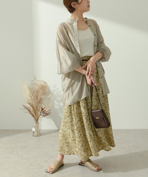 Ambre Neige（アンブルネージュ）の「アソートフレアスカート／【WEB/EC限定商品】（スカート・レディース・ブラック/グリーン/モカ・FREE）」の16枚目の写真