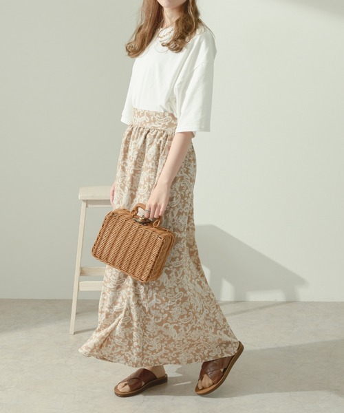 Ambre Neige（アンブルネージュ）の「アソートフレアスカート／【WEB/EC限定商品】（スカート・レディース・ブラック/グリーン/モカ・FREE）」の11枚目の写真