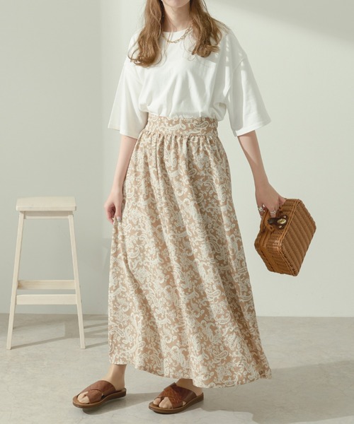 Ambre Neige（アンブルネージュ）の「アソートフレアスカート／【WEB/EC限定商品】（スカート・レディース・ブラック/グリーン/モカ・FREE）」の12枚目の写真