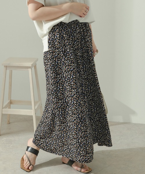 Ambre Neige（アンブルネージュ）の「アソートフレアスカート／【WEB/EC限定商品】（スカート・レディース・ブラック/グリーン/モカ・FREE）」の7枚目の写真