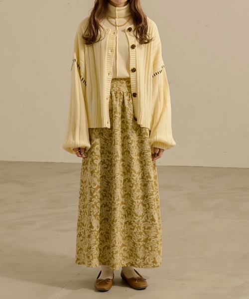 Ambre Neige（アンブルネージュ）の「アソートフレアスカート／【WEB/EC限定商品】（スカート・レディース・ブラック/グリーン/モカ・FREE）」の5枚目の写真