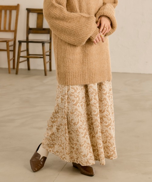 Ambre Neige（アンブルネージュ）の「アソートフレアスカート／【WEB/EC限定商品】（スカート・レディース・ブラック/グリーン/モカ・FREE）」の21枚目の写真