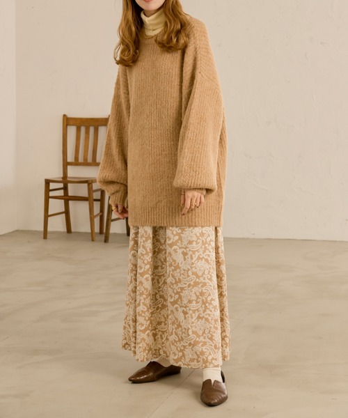 Ambre Neige（アンブルネージュ）の「アソートフレアスカート／【WEB/EC限定商品】（スカート・レディース・ブラック/グリーン/モカ・FREE）」の22枚目の写真