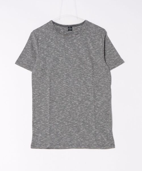 PARKS TOKYO SELECT（パークストウキョウセレクト）の「【BS】スパンスラブフライス S/S C/N（Tシャツ/カットソー・メンズ・ホワイト/ブラック/杢グレー・M/L）」の2枚目の写真