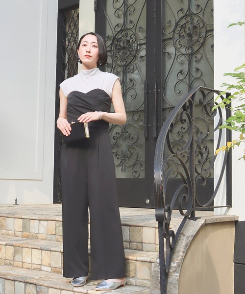 AULI（アウリィ）の「【低身長向けサイズ】ドレープネックシアーカットソー（Tシャツ/カットソー・レディース・ブラック/ライトグレー/オフホワイト・XS）」の20枚目の写真