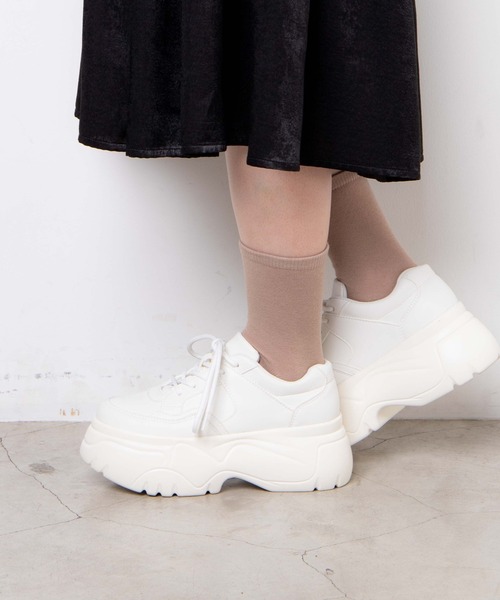 WEGO（ウィゴー）の「WEGO/【ZOZOTOWN＆一部店限定】カラー無地ソックス（ソックス/靴下・レディース・オレンジ/ピンク系その他/グリーン系その他/ホワイト/ブラック/ブルー系その他/イエロー/ブルー/グリーン/ベージュ/パープル/ライトグレー/オフホワイト/レッド/ネイビー/ピンク/ブラウン/カーキ/ケリー/マスタード/ワイン・23-25cm）」の6枚目の写真