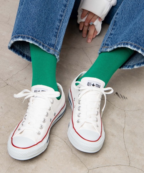 WEGO（ウィゴー）の「WEGO/【ZOZOTOWN＆一部店限定】カラー無地ソックス（ソックス/靴下・レディース・オレンジ/ピンク系その他/グリーン系その他/ホワイト/ブラック/ブルー系その他/イエロー/ブルー/グリーン/ベージュ/パープル/ライトグレー/オフホワイト/レッド/ネイビー/ピンク/ブラウン/カーキ/ケリー/マスタード/ワイン・23-25cm）」の10枚目の写真