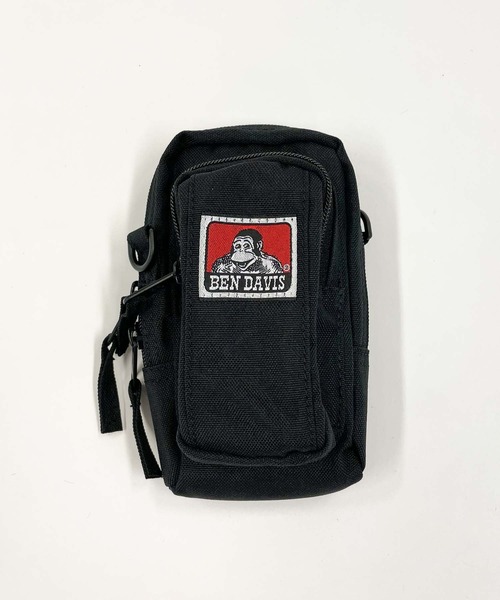 BEN DAVIS(ベンデイビス)の「WEGO/BEN DAVIS MINIMUM SHOULDER POUCH(ショルダーバッグ・メンズ・ブラック・FREE)」の4枚目の写真