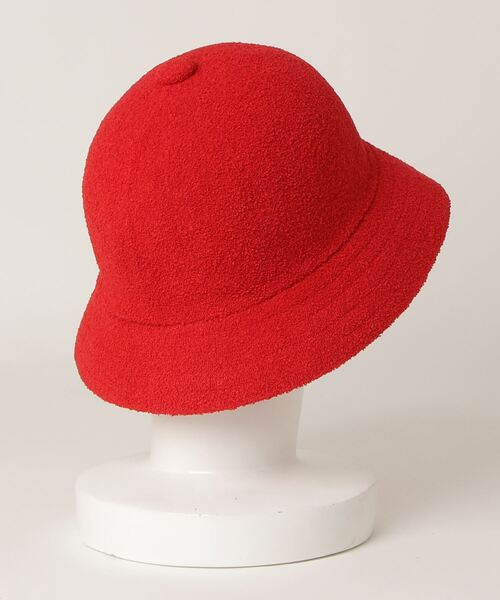KANGOL（カンゴール）の「KANGOL Bermuda Casual バミューダカジュアル メトロハット（ハット・メンズ・レッド/ホワイト/ブラック×ゴールド/ブラック/チャコールグレー/オートミール・M/L/XL）」の7枚目の写真