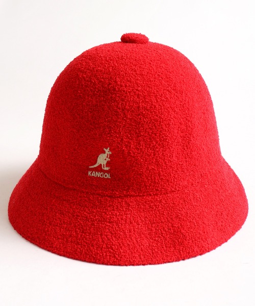 KANGOL（カンゴール）の「KANGOL Bermuda Casual バミューダカジュアル メトロハット（ハット・メンズ・レッド/ホワイト/ブラック×ゴールド/ブラック/チャコールグレー/オートミール・M/L/XL）」の6枚目の写真