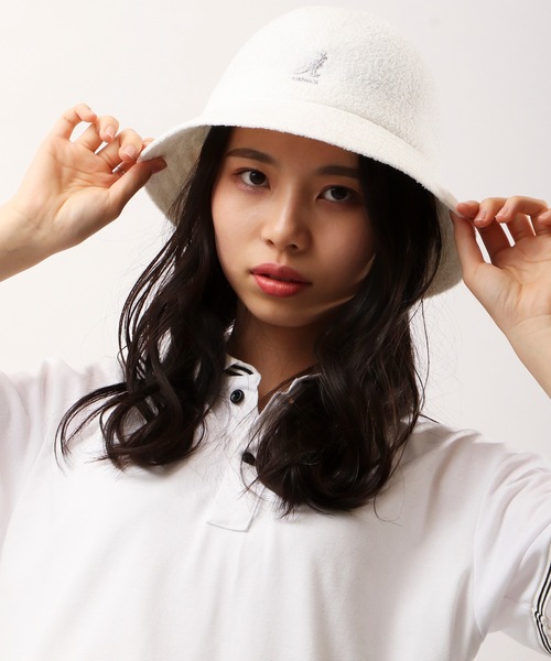 KANGOL（カンゴール）の「KANGOL Bermuda Casual バミューダカジュアル メトロハット（ハット・メンズ・レッド/ホワイト/ブラック×ゴールド/ブラック/チャコールグレー/オートミール・M/L/XL）」の2枚目の写真
