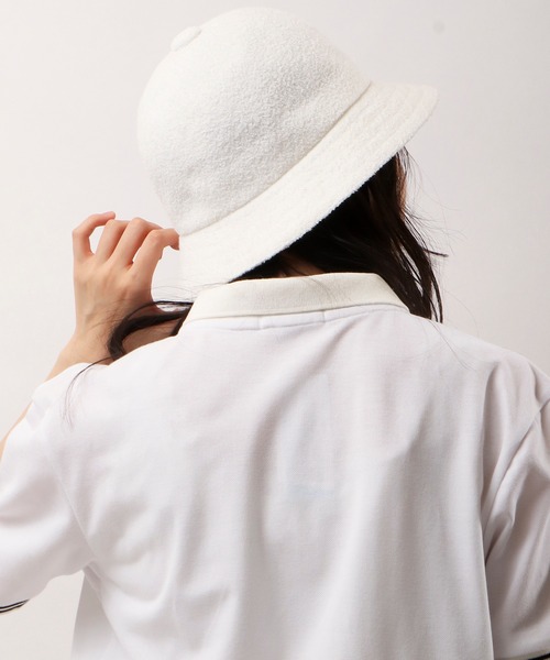 KANGOL（カンゴール）の「KANGOL Bermuda Casual バミューダカジュアル メトロハット（ハット・メンズ・レッド/ホワイト/ブラック×ゴールド/ブラック/チャコールグレー/オートミール・M/L/XL）」の20枚目の写真