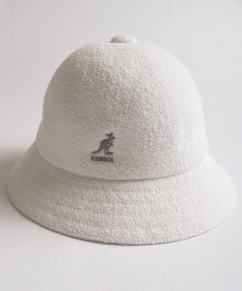 KANGOL（カンゴール）の「KANGOL Bermuda Casual バミューダカジュアル メトロハット（ハット・メンズ・レッド/ホワイト/ブラック×ゴールド/ブラック/チャコールグレー/オートミール・M/L/XL）」の14枚目の写真