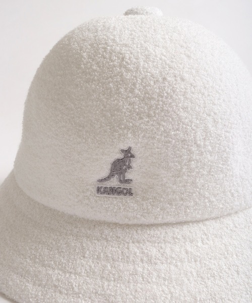 KANGOL（カンゴール）の「KANGOL Bermuda Casual バミューダカジュアル メトロハット（ハット・メンズ・レッド/ホワイト/ブラック×ゴールド/ブラック/チャコールグレー/オートミール・M/L/XL）」の17枚目の写真