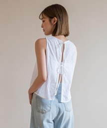 UNE MANSION | レースバックリボンベスト(ベスト)