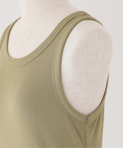 JOURNAL STANDARD relume（ジャーナルスタンダード　レリューム）の「【MIJEONG PARK/ミジョン・パーク】RIBBED TANK：タンクトップ◆（タンクトップ・レディース・モスグリーン/ピンク/ブラック/ホワイト・SMALL）」の10枚目の写真