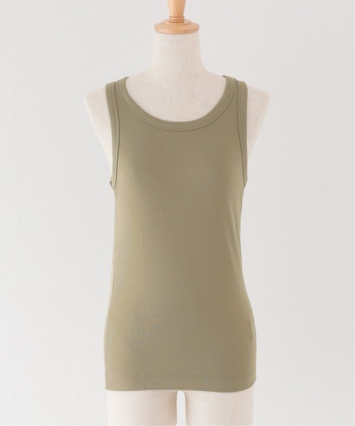 JOURNAL STANDARD relume（ジャーナルスタンダード　レリューム）の「【MIJEONG PARK/ミジョン・パーク】RIBBED TANK：タンクトップ◆（タンクトップ・レディース・モスグリーン/ピンク/ブラック/ホワイト・SMALL）」の17枚目の写真