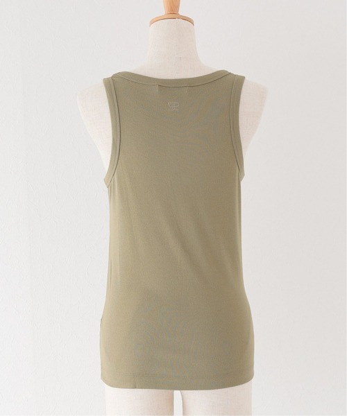 JOURNAL STANDARD relume（ジャーナルスタンダード　レリューム）の「【MIJEONG PARK/ミジョン・パーク】RIBBED TANK：タンクトップ◆（タンクトップ・レディース・モスグリーン/ピンク/ブラック/ホワイト・SMALL）」の15枚目の写真