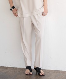 EUCLAID（エウクレイド）の「ニットジョーゼットタックテーパードパンツ【セットアップ可】（その他パンツ）」