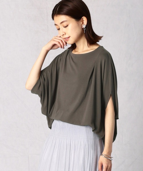 Comme　Ca　Mature（コムサマチュア）の「モモンガＴシャツ（Tシャツ/カットソー・レディース・キャメル/ライラック/チャコール・FREE）」の2枚目の写真