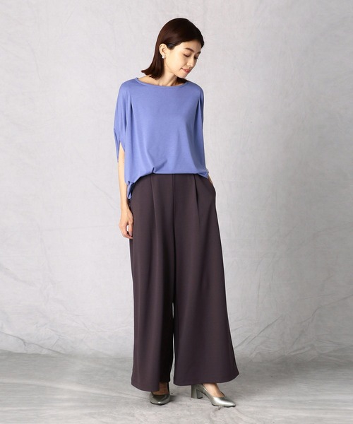 Comme　Ca　Mature（コムサマチュア）の「モモンガＴシャツ（Tシャツ/カットソー・レディース・キャメル/ライラック/チャコール・FREE）」の5枚目の写真