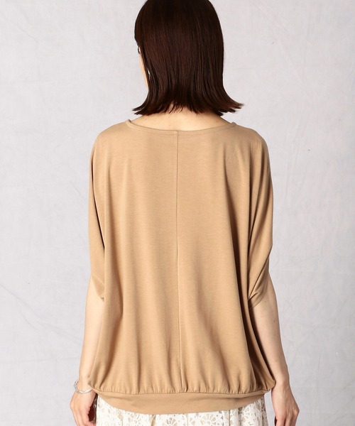 Comme　Ca　Mature（コムサマチュア）の「モモンガＴシャツ（Tシャツ/カットソー・レディース・キャメル/ライラック/チャコール・FREE）」の9枚目の写真