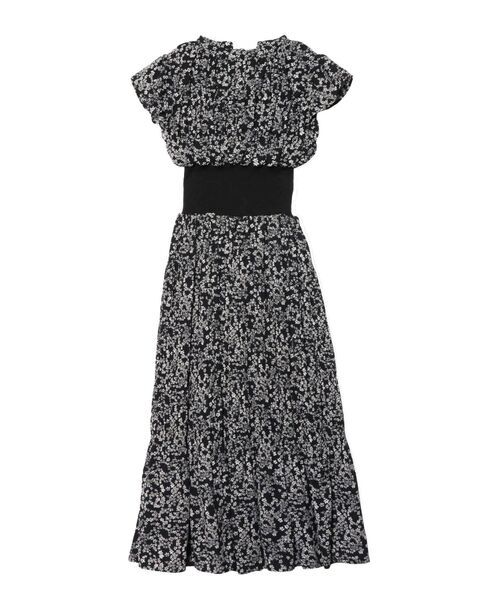 LAGUNAMOON（ラグナムーン）の「ウエストリブフラワープリーツワンピース（ワンピース・レディース・ブラック/グレー/アイボリー・SMALL/MEDIUM）」の17枚目の写真