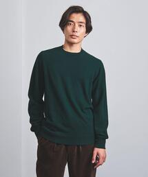 WILLIAM LOCKIE | 【別注】＜WILLIAM LOCKIE（ウィリアム ロッキー）＞ サドルショルダー クルーニット(ニット/セーター)