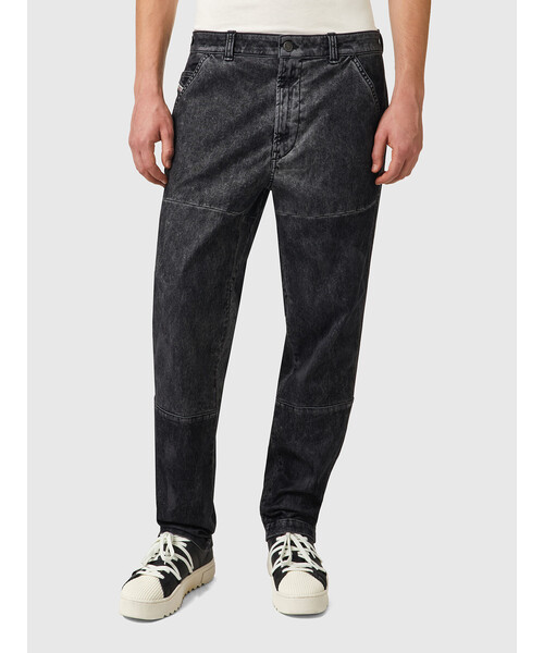 DIESEL(ディーゼル)の「FW21 メンズ デニムパンツ ジョグジーンズ ストレート ベルベット(デニムパンツ・メンズ・ダークグレー・34inch/28inch/26inch/30inch/36inch/32inch)」の6枚目の写真