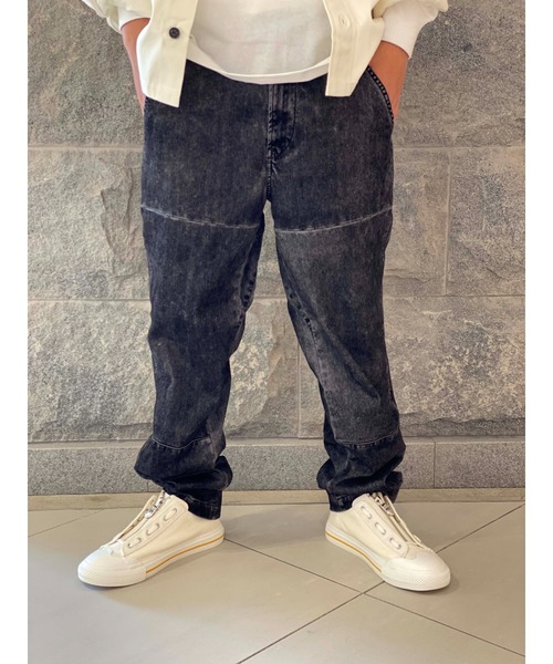 DIESEL(ディーゼル)の「FW21 メンズ デニムパンツ ジョグジーンズ ストレート ベルベット(デニムパンツ・メンズ・ダークグレー・34inch/28inch/26inch/30inch/36inch/32inch)」の7枚目の写真