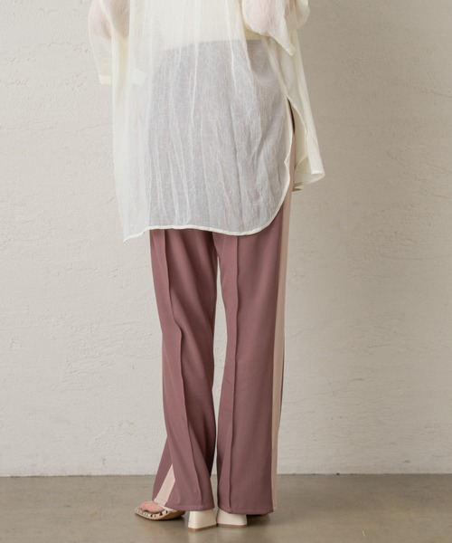 Kastane（カスタネ）の「リラックスジャージラインパンツ（その他パンツ・レディース・ブラウン/ピンク/グリーン・1/2）」の7枚目の写真