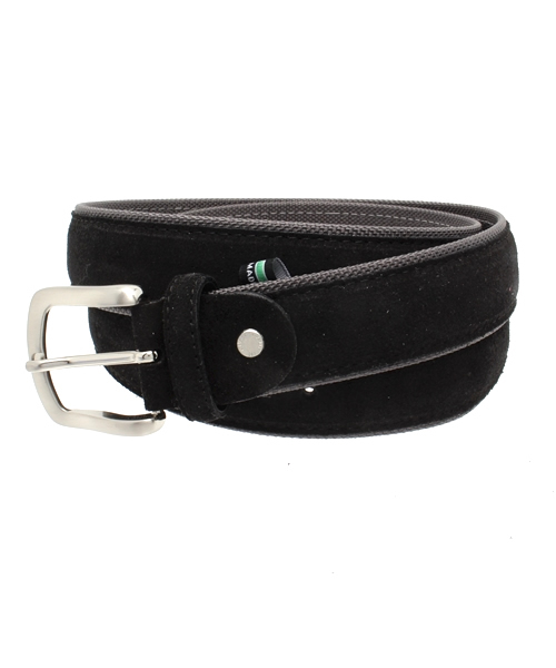 VENCEEXCHANGE(ヴァンスエクスチェンジ)の「イタリアンレザースエードベルト (ベルト・メンズ・ブラック/ダークオリーブ/ブラウン・FREE)」の2枚目の写真