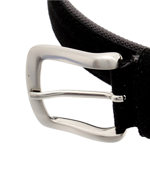 VENCEEXCHANGE(ヴァンスエクスチェンジ)の「イタリアンレザースエードベルト (ベルト・メンズ・ブラック/ダークオリーブ/ブラウン・FREE)」の6枚目の写真