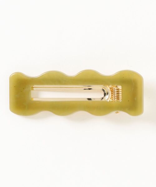 TONE SELECT GOODS（トーンセレクトグッズ）の「【LESRIRE】スクエアウェーブヘアクリップ（バレッタ/ヘアクリップ・レディース・ブラウン/グレー/オフホワイト/グリーン/ブラウン系その他・FREE）」の20枚目の写真