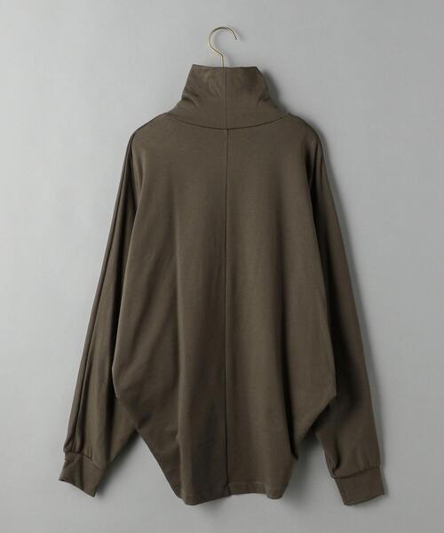 08sircus(ゼロエイトサーカス)の「<08sircus>ハイネックドルマンスリーブ カットソー(Tシャツ/カットソー・レディース・オフホワイト/モカ・1)」の5枚目の写真