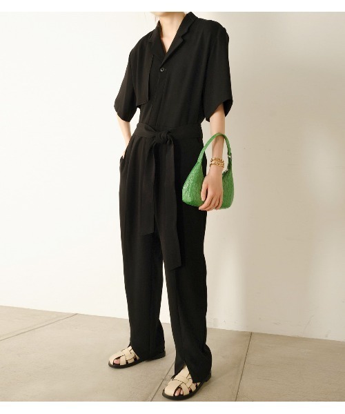 新品同様 LE CIEL BLEU ルシェルブルー Front Twisted Jumpsuits  