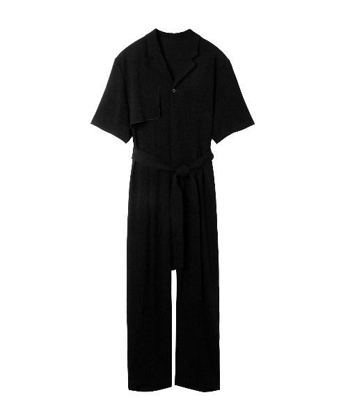 ルシェルブルー シャツワンピース 黒 LE CIEL BLEU ワンピース ナイロンレザーシャツドレス / Nylon