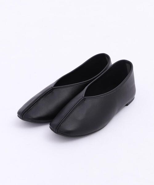 coen(コーエン)の「フェイクレザーチャイナシューズ(バレエシューズ・レディース・ブラウン/ブラック/ベージュ・LARGE/MEDIUM/X-LARGE/SMALL)」の11枚目の写真