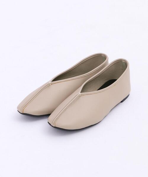 coen(コーエン)の「フェイクレザーチャイナシューズ(バレエシューズ・レディース・ブラウン/ブラック/ベージュ・LARGE/MEDIUM/X-LARGE/SMALL)」の12枚目の写真