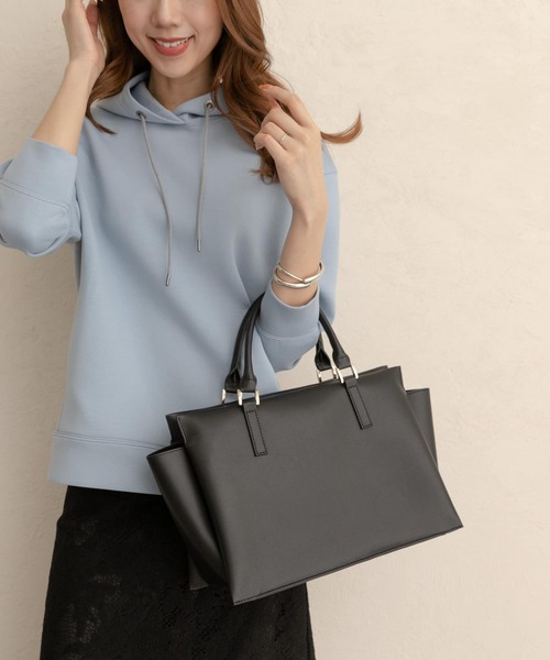 RODE SKO（ロデスコ）の「ポーチ付3WAYトートバッグ（トートバッグ・レディース・グレー系その他/ブラック/ベージュ・ONE）」の22枚目の写真