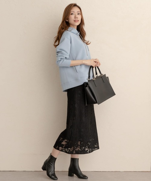 RODE SKO（ロデスコ）の「ポーチ付3WAYトートバッグ（トートバッグ・レディース・グレー系その他/ブラック/ベージュ・ONE）」の6枚目の写真