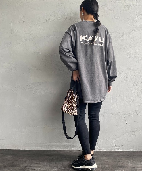 新品　KAVU カブー　ダンガリーループシャツ　L グレー KAVU カブー ベアタンクトップ 19822268 メンズ トップス