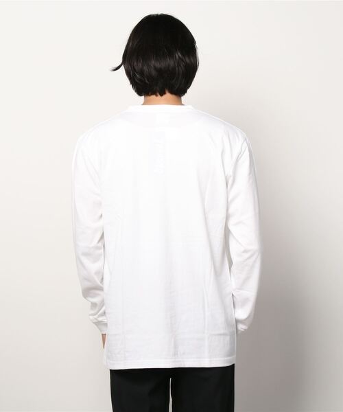 THRASHER(スラッシャー)の「【ZOZOTOWN限定アイテム】THRASHER/スラッシャー ルーズシルエット ロゴプリントロンT TH93334 GLYPHIC(Tシャツ/カットソー・メンズ・グリーン系その他3/ブラック系その他4/ホワイト/ネイビー系1・L/M/XL)」の5枚目の写真