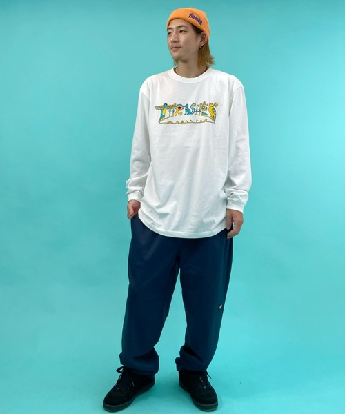 THRASHER(スラッシャー)の「【ZOZOTOWN限定アイテム】THRASHER/スラッシャー ルーズシルエット ロゴプリントロンT TH93334 GLYPHIC(Tシャツ/カットソー・メンズ・グリーン系その他3/ブラック系その他4/ホワイト/ネイビー系1・L/M/XL)」の11枚目の写真