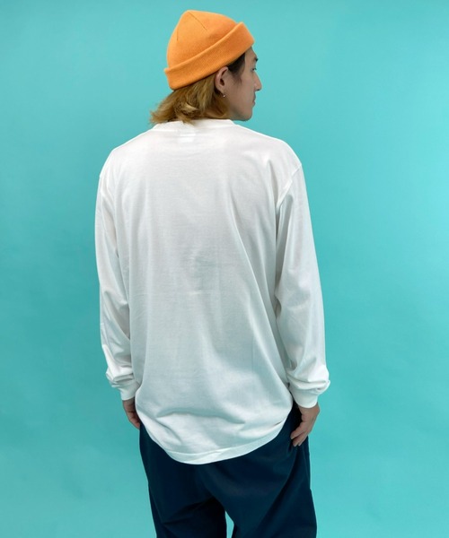 THRASHER(スラッシャー)の「【ZOZOTOWN限定アイテム】THRASHER/スラッシャー ルーズシルエット ロゴプリントロンT TH93334 GLYPHIC(Tシャツ/カットソー・メンズ・グリーン系その他3/ブラック系その他4/ホワイト/ネイビー系1・L/M/XL)」の13枚目の写真