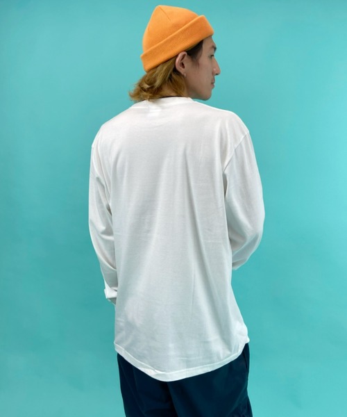 THRASHER(スラッシャー)の「【ZOZOTOWN限定アイテム】THRASHER/スラッシャー ルーズシルエット ロゴプリントロンT TH93334 GLYPHIC(Tシャツ/カットソー・メンズ・グリーン系その他3/ブラック系その他4/ホワイト/ネイビー系1・L/M/XL)」の14枚目の写真
