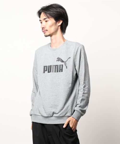 PUMAプーマメンズESSビッグロゴクルースウェット