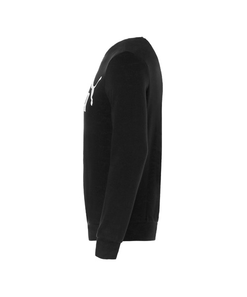 PUMA プーマ ビッグロゴ 黒 ユニセックス スウェット トレーナー オールド