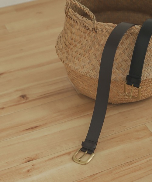 SENSE OF PLACE by URBAN RESEARCH（センスオブプレイスバイアーバンリサーチ）の「サイドグルーヴベルト（ベルト・レディース・ベージュ/ブラウン/ブラック・ONE）」の3枚目の写真